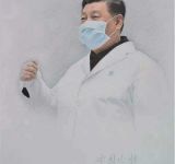 河南著名画家马刚创作“战疫”系列作品